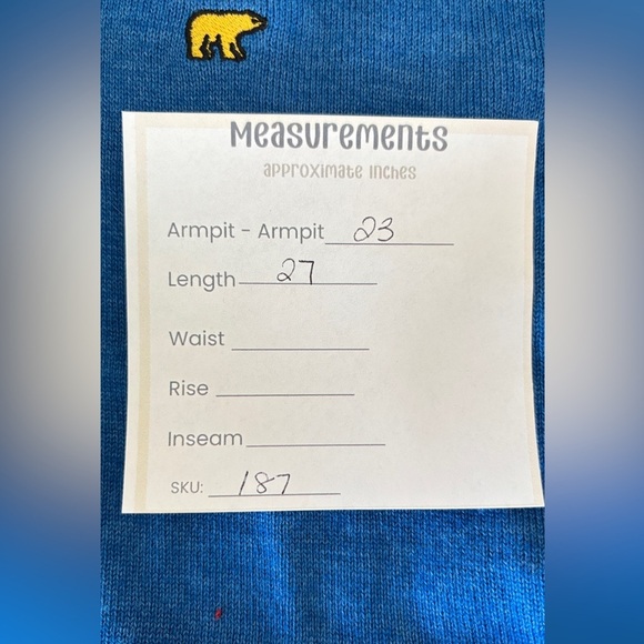 Jack Nicklaus Men's Size Large Golf Sweater Vest 1/4 Zip Pullover Bear Logo Blue - Picture 10 of 10